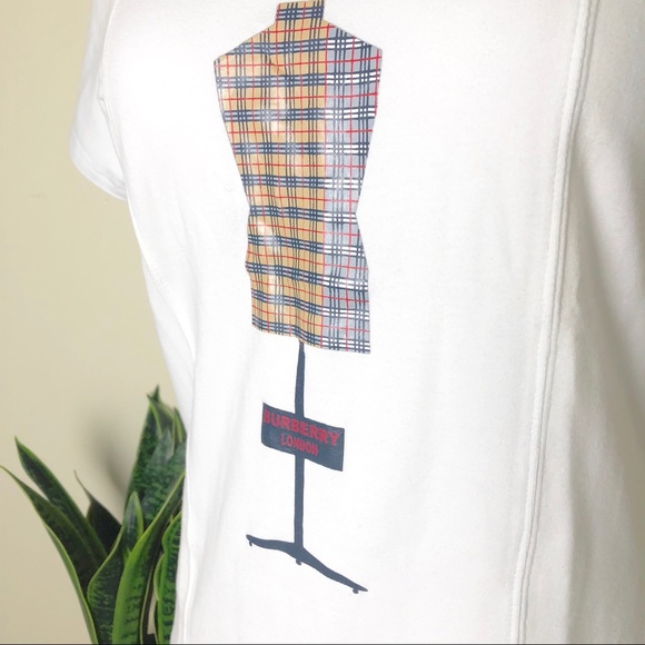 Burberry Tops - Burberry london white tee with logo